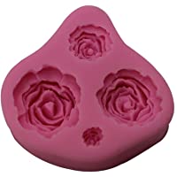 Los mejores  - CY-buity 4 troqueles con Compatible Conma de Color al azar Tama?o de rosas de flores may¨²sculas y molde de silicona…